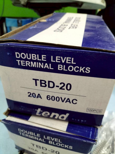 TEND TERMINAL BLOCK MODEL: TBD-20 20A 600VAC ราคา 399.00 บาท
