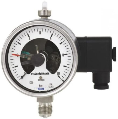 48793373 : WIKA G 1/2 Male, Type G Pressure Gauge, 100 mm, 25 bar