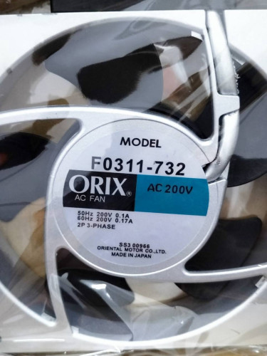 ORIX AC FAN MODEL: F0311-732 AC200V ราคา 2,550.00 บาท