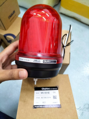QLIGHTEC SIGNAL LIGHT LED MODEL: MFL100-BZ-100/220-R RED ราคา 1,380.00 บาท