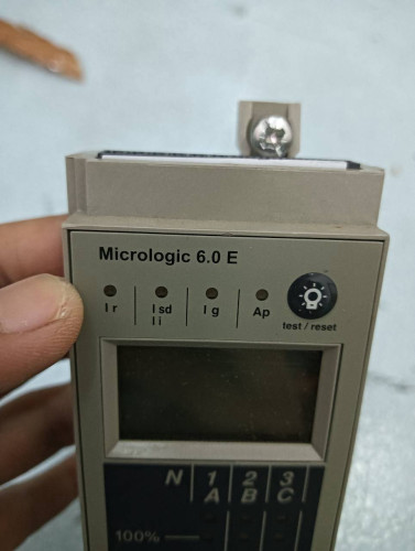 SCHNEIDER ENERGY METER CONTROL UNIT MODEL: MICROLOGIC 6.0E AMMETER MEASUREMENT ราคา 36,100.00 บาท