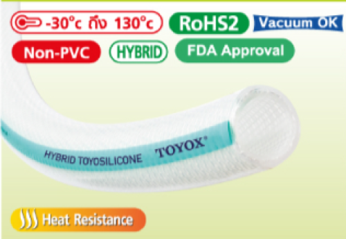 TOYOX HTSI-19 ขนาด 3/4 นิ้ว น้ำหนัก/ม้วน 4.2 Kg. ความยาว 10 เมตร ราคา/เมตร 2,309.25 บาท