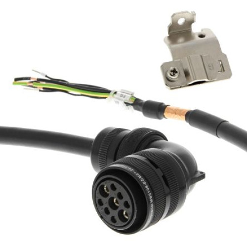 R88A-CA1E005BF-E : Omron Power Cable R88A Series Cable for Use with 1S Series Servo Motor with 400 V