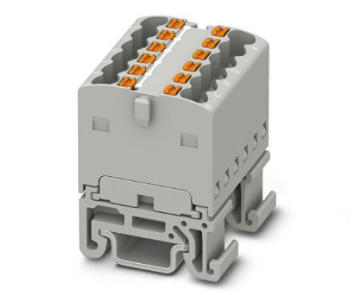 3002914 : Phoenix Contact Distribution Block, 12 Way, 500V, 17.5A, Grey