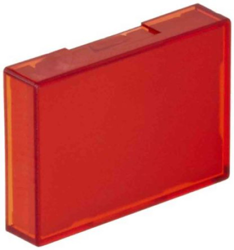 A16L-JR : Omron Red Rectangular Push Button Lens