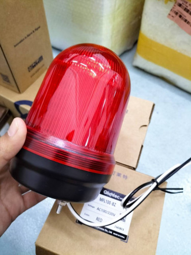QLIGHTEC SIGNAL LIGHT LED MODEL: MFL100-BZ-100/220-R RED ราคา 1,380.00 บาท