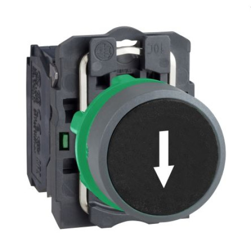 XB5AA3351C0 : Schneider Electric Harmony Series Push Button Switch, Spring Return, Panel, 22 mm Cuto