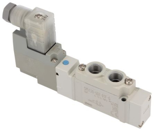 SY5120-5DZ-01F-Q : SMC Pneumatic Solenoid Valve - 5/2 Solenoid G SY Series 24V dc