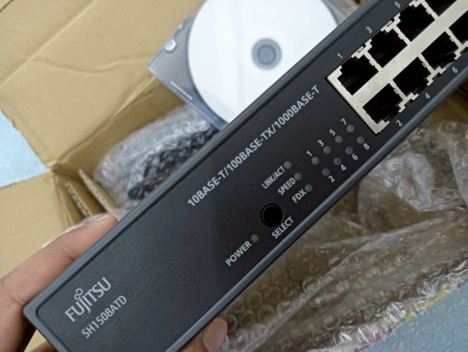 FUJITECH LIMITED SWITCHING HUB MODEL: SH1508ATD 10BASE-T/100BASE-TX ...