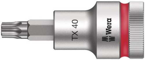 05003834001 : Wera 1/2 in Drive TX40 Torx, 60mm Overall Length