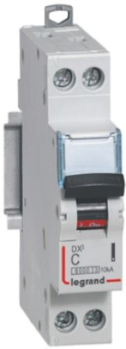 4 076 94 : Legrand DX DX Miniature Circuit Breaker, 1-Pole, 3A, Type C, 230V ac AC, 10 kA Breaking C