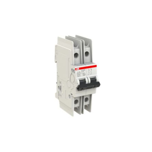 2CDS272337R0024 : ABB SU200 M Miniature Circuit Breaker, 2-Pole, 2A, Type C, 440V ac AC, 96 V dc DC,