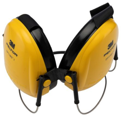 H510B-403 : 3M PELTOR Optime I Ear Defender with Neckband, 27 dB, Yellow, Black