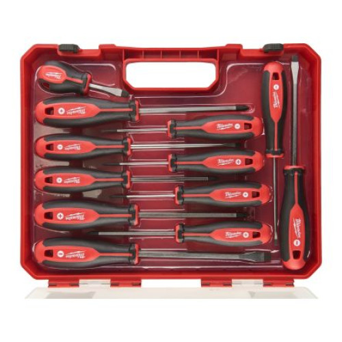 4932472003 : Milwaukee Magnetic Standard Screwdriver Set, 12-Piece