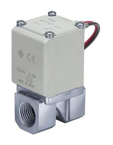 VX215DLAX332D : SMC Solenoid Valve VX215DLAX332D, 2 Port, NC, 230V ac 1/4 in