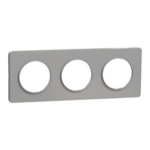 S530806 : Schneider Electric Grey, 3 Gang, Odace 2011