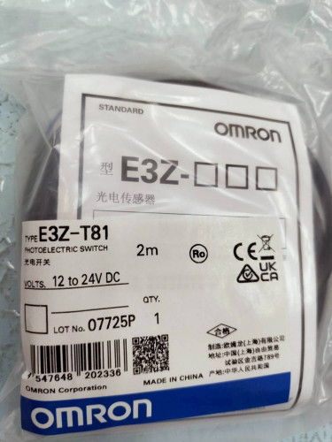 OMRON PHOTOELECTRIC SWITCH MODEL: E3Z-T81 12-24VDC ราคา 1,755.00 บาท
