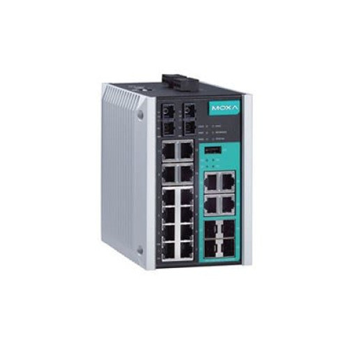 EDS-518E-MM-SC-4GTXSFP : MOXA EDS-518E-MM-SC-4GTXSFP Managed 18 Port Ethernet Switch