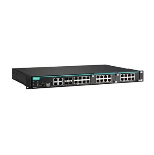 IKS-6728A-4GTXSFP-24-24-T : MOXA IKS-6728A-4GTXSFP-24-24-T Managed 28 Port Ethernet Switch Power Ove