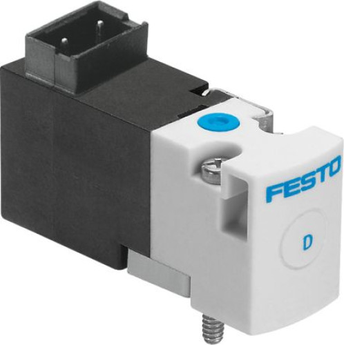 MHA1-M4H-3/2G-0,6-TC : Festo Pneumatic Solenoid Valve - Closed, 3/2, Monostable Electric MHA1 Series