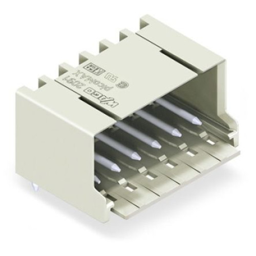 2091-1426 : WAGO 2091 Series Angled PCB PCB Header, 6 Contact(s), 3.5 mm Pitch, 1 Row, Shrouded