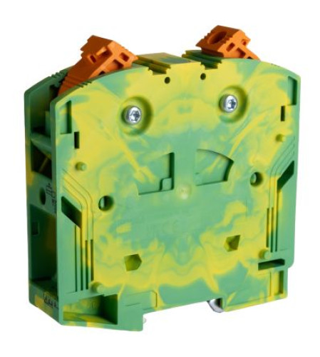 3260106 : Phoenix Contact 3260106 PTPOWER 95-PE Series DIN Rail Terminal Block Yellow, Green, 95mm²,