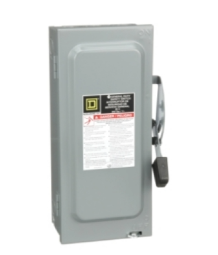 Safety Switch Square D : D223N 1P, 240VAC, 100A