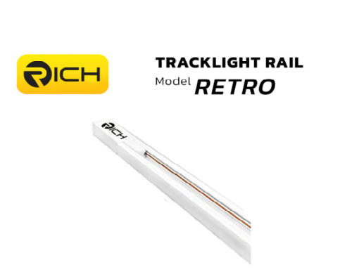 RICH TRACKLIGHT RAIL MODEL RETRO รางแทร็คไลท์ รุ่น เรโทร ยาว 1.5 เมตร สีขาว ราคา 246 บาท 