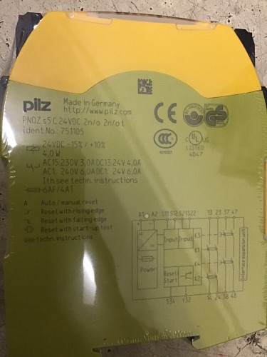 PILZ 751105 PNOZ S5 C 24VDC 2N ราคา 11,851 บาท