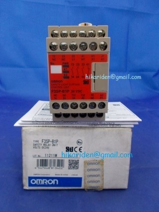 OMRON F3SP-B1P SAFETY LIGHT CURTAIN CONTROL UNIT ราคา 8,000 บาท