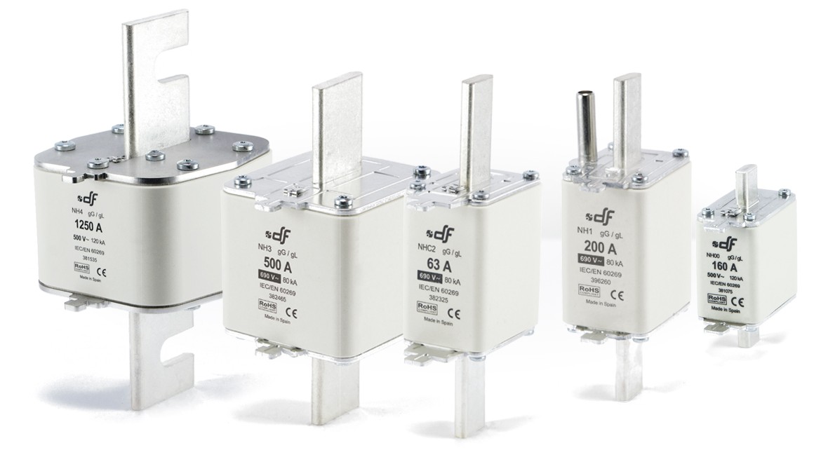 FUSE DF NH1 GLGG 306125 With Striker ราคา 636.50 บาท