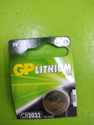 GP LITHIUM CR2032 3V ราคา 40 บาท
