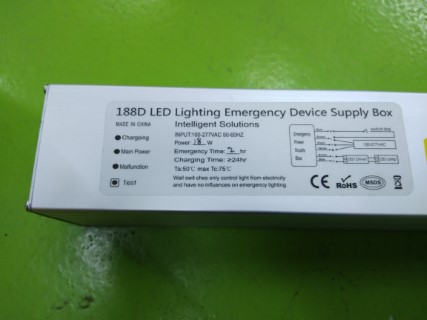 188D LED LIGHTING EMERGENCY DEVICE SUPPLY BOX 18W ราคา 3000 บาท