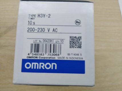 OMRON H3Y-2 10S 200-230VAC ราคา 658 บาท