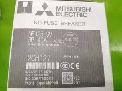 MITSUBISHI NF125-SV 3P 40A ราคา 1806 บาท