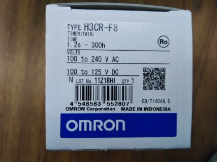 OMRON H3CR-F8 100-240V ราคา 1809 บาท