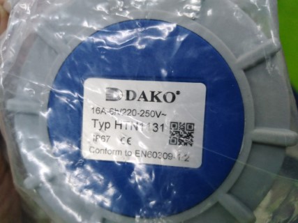 DAKO HTN1131 16A-6H/220-250V IP67 ราคา 145 บาท