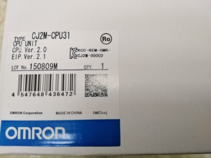 OMRON CJ2M-CPU31 ราคา 18000 บาท