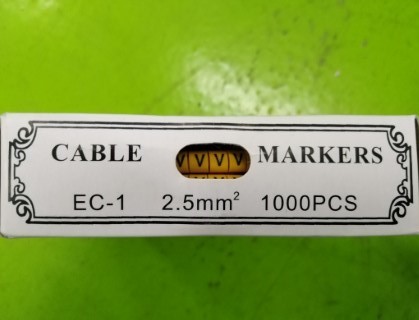 EVOPLAS CABLE MARKERS EC-1 ตัวV ราคา 100 บาท