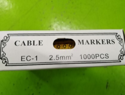 EVOPLAS CABLE MARKERS EC-1 ตัวO ราคา 100 บาท