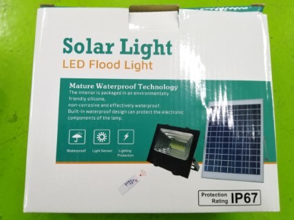 SOLAR PANEL+SOLAR LIGHT LED FLOOD LIGHT 400W ราคา 1000 บาท 1
