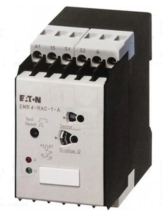 EATON EARTHLEAKAGE INSULATION MONITORING RELAY EMR4R MEASUREMENT RELAY