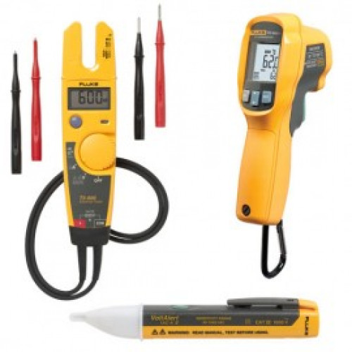 Fluke T5 600 62 Max 1ac Ii Electrical Tester Ir Thermometer And Voltage Detector Kit