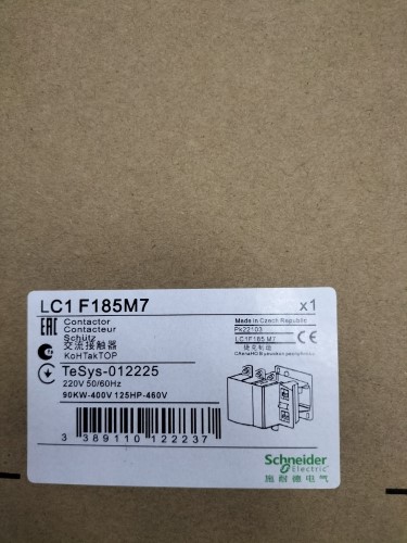 SCHNEIDER MODEL: LC1F185M7 COIL 220VAC ราคา 9,000 บาท