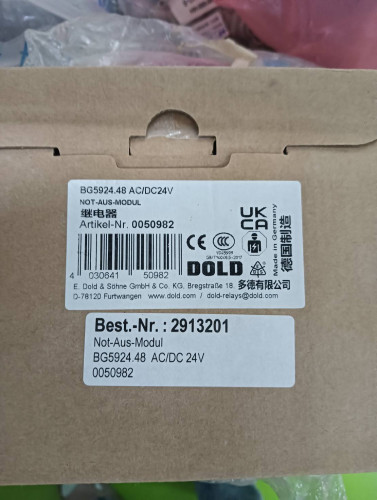 DOLD NOT-AUS-MODUL MODEL: BG5924.48 AC/DC24V ราคา 11,000 บาท