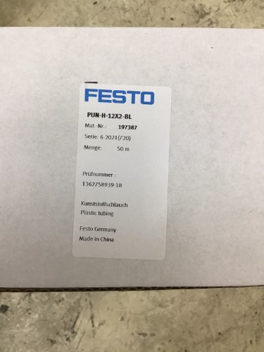 FESTO PUN H 12X2 BL ราคา 75 บาท