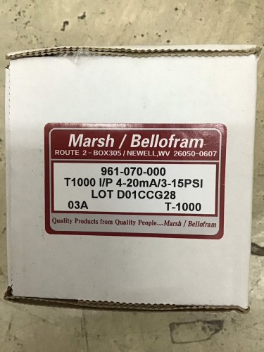 Capteur De Pression BELLOFRAM 961-070-000 - 1 Pièce Neuf En Boîte (Livraison Gratuite)