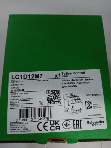 SCHNEIDER LC1D12M7 ราคา 473 บาท
