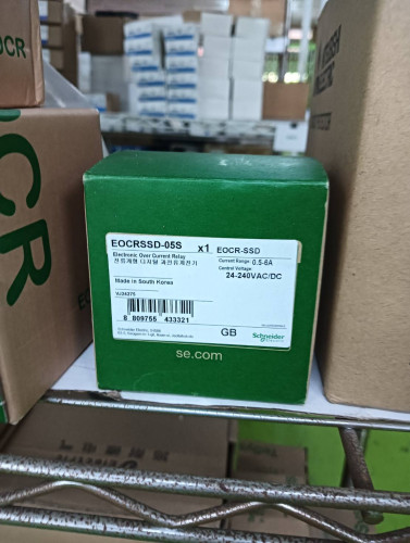SCHNEIDER OVER CURRENT RELAY MODEL: EOCRSSD-05S EOCR-SSD 0.5-6A 24-240VAC/DC ราคา 3,800 บาท