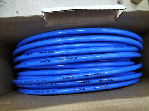 New In Box FESTO PUN H 10X1,5 BL 197386 Blau Pneumatic Plastic Tubing - Foto 3